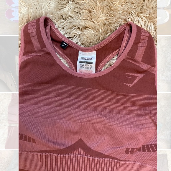 Womens Gymshark Workout Set Mauve Pink - Picture 3 of 3